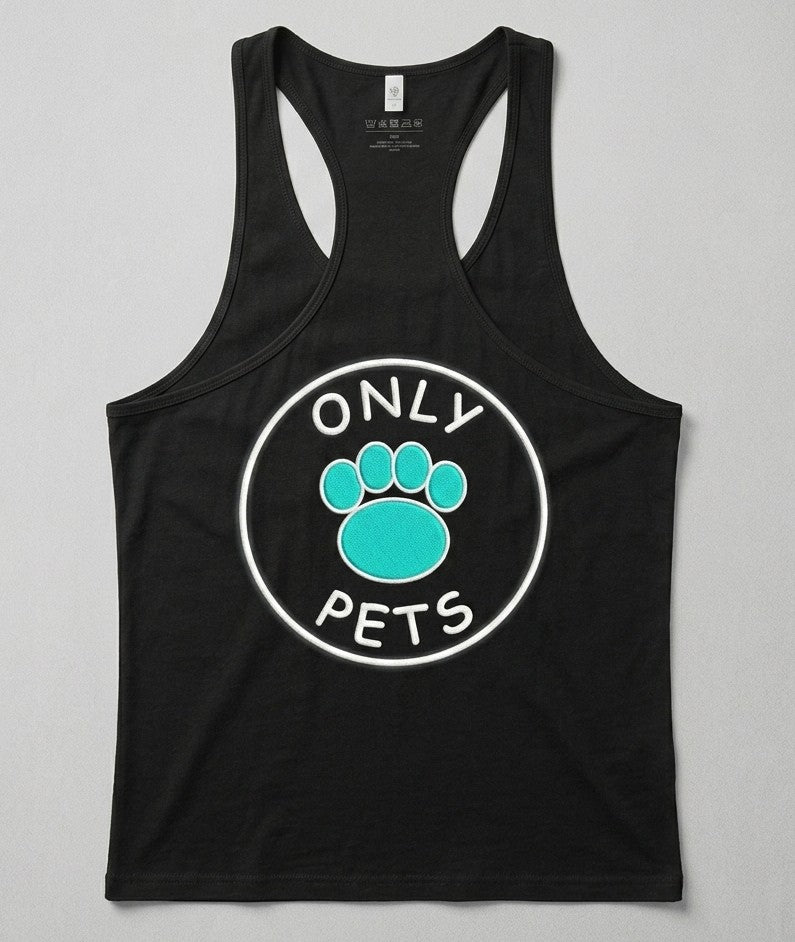 OnlyPets "Genesis" Founder Tank Top - Cyan/Black