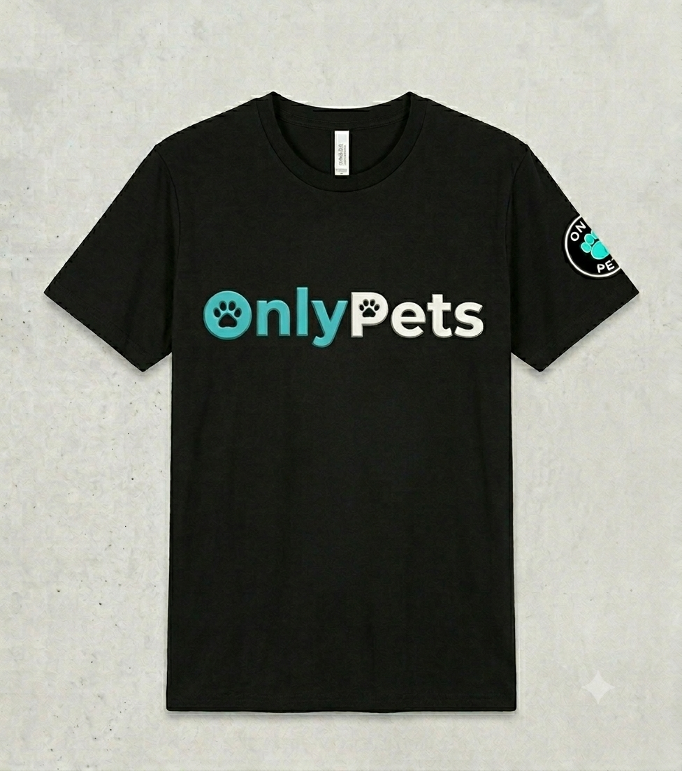 OnlyPets "Genesis" Legacy Tee - Cyan/White
